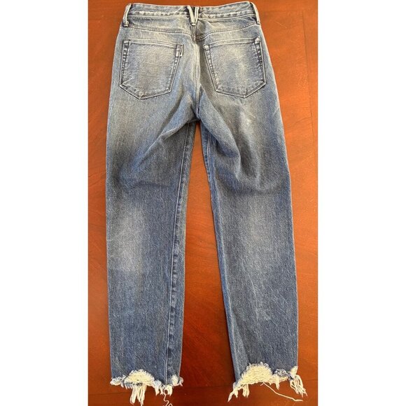 3x1 Higher Ground High-Rise Boyfriend Cropped Jeans Denim Size 24 - Picture 5 of 13